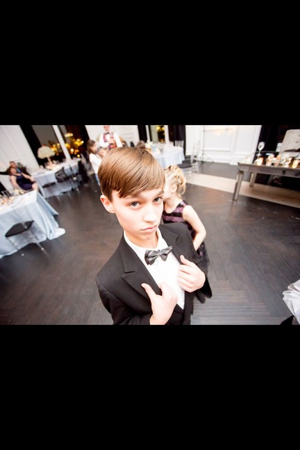 My son Christopher KILLIN IT in his fly threads and now tie at his Cousin's wedding in Philly. #nobigdeal #bigpimpin